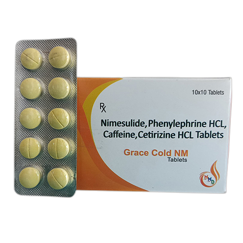 Nimesulide Phenylephrine Hcl Caffeine Cetrizine Tablets - Drug Type: General Medicines
