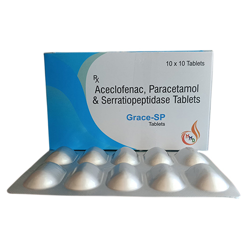 Aceclofenac Paracetamol And Serratiopeptidase Tablets - Drug Type: General Medicines