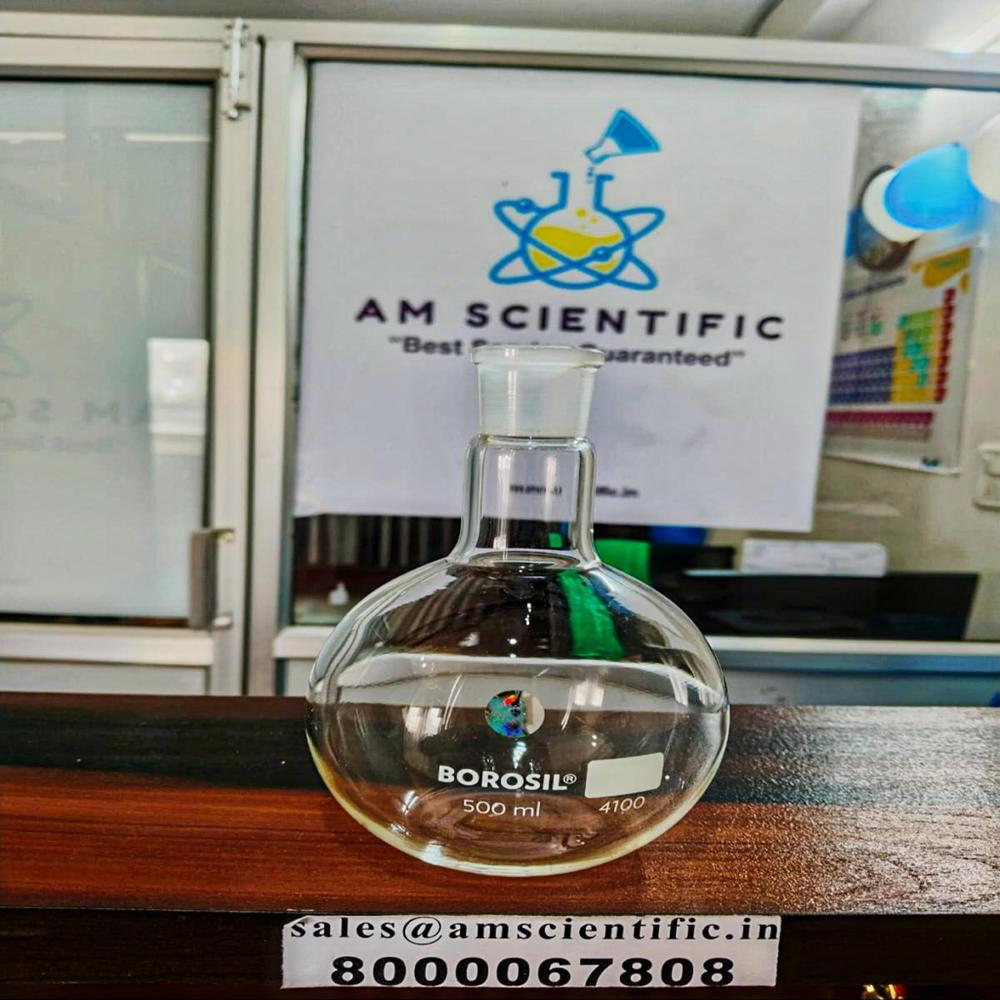 Round Bottom Flask Narrow - Color: Transparent