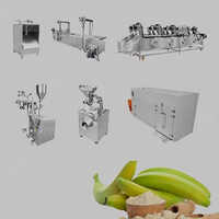 Automatic Raw Banana Powder Making Plant