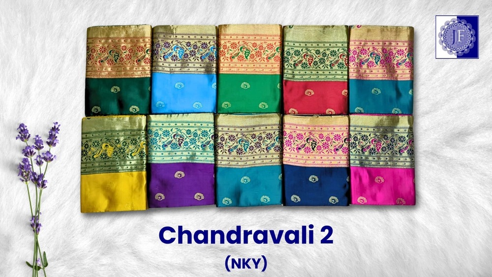 Chandravali 2 Nky Saree - Color: 8 Color