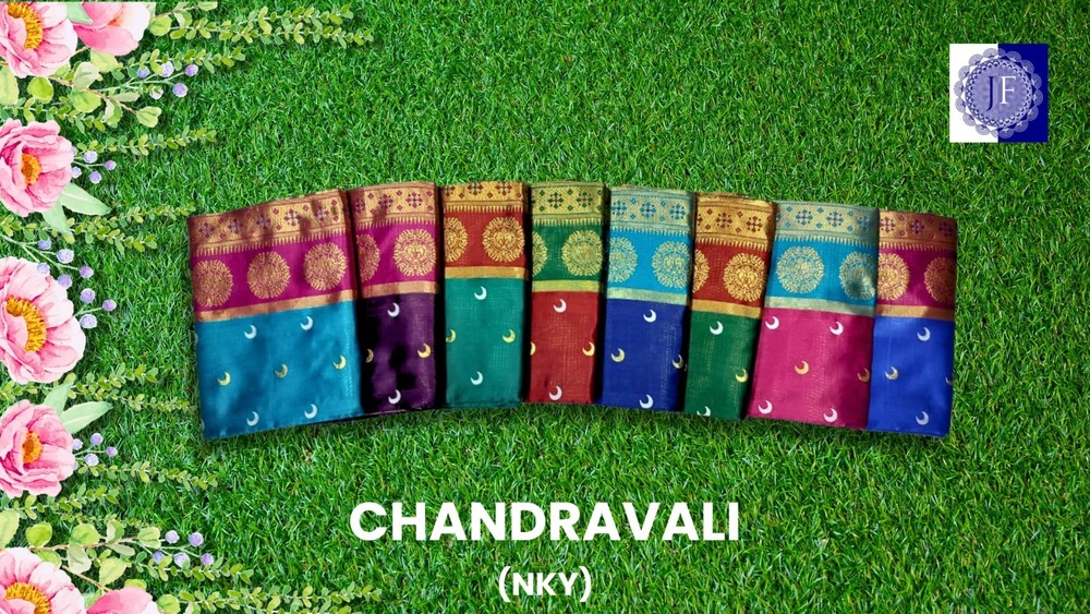Chandravali 2 Nky Saree - Color: 8 Color