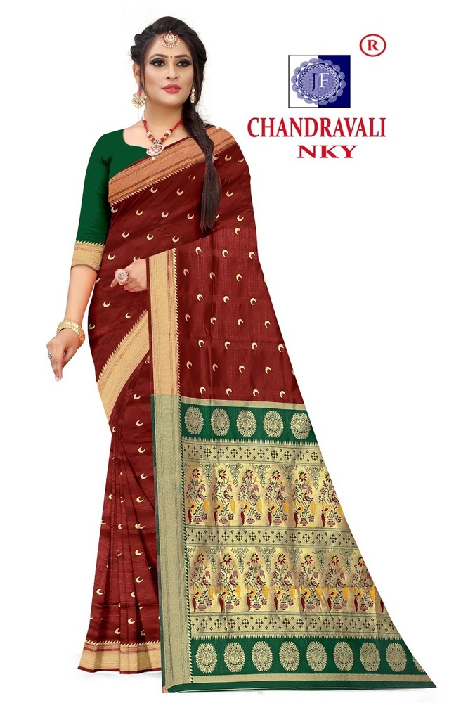 Chandravali 2 Nky Saree - Color: 8 Color