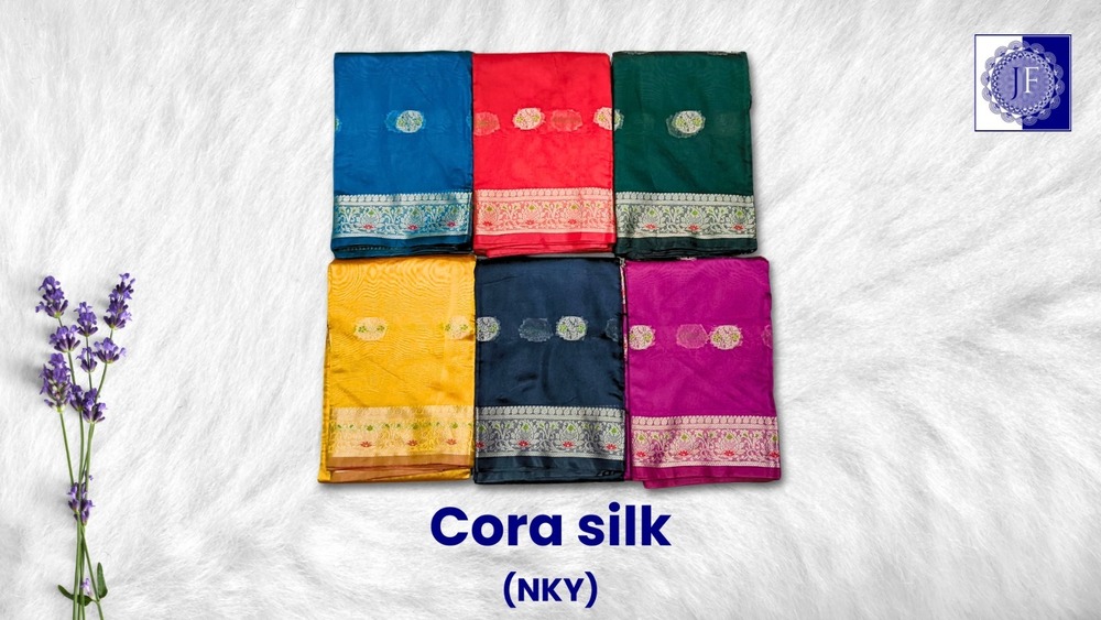 Cora Silk Saree - Color: 8 Mete