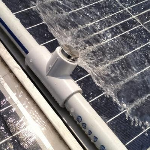 Solar Panel Cleaning Sprinkler System - Application: Industrial