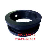 Butterfly Valve Seal - Rigid Rubber Material, Various Sizes Available, Customizable Color , Manual Operation For Industrial Use