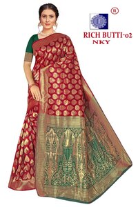 RICH BUTTI  NKY FANCY SAREE
