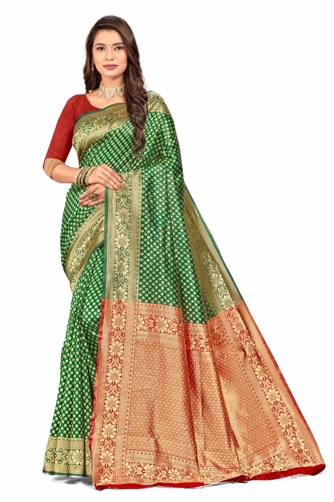 Rich Butti Nky Fancy Saree - Color: 8 Color