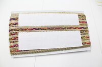 multi colour & zari lace