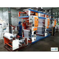 Multicolor Rotogravure Printing Machine with Double Winding System
