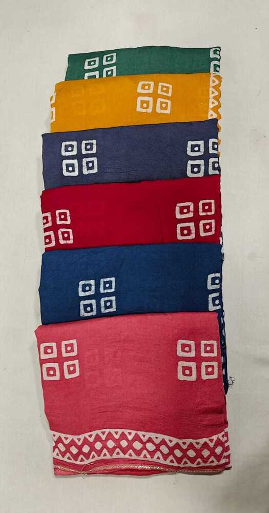 Printed Fancy Saree - Color: Multicolor