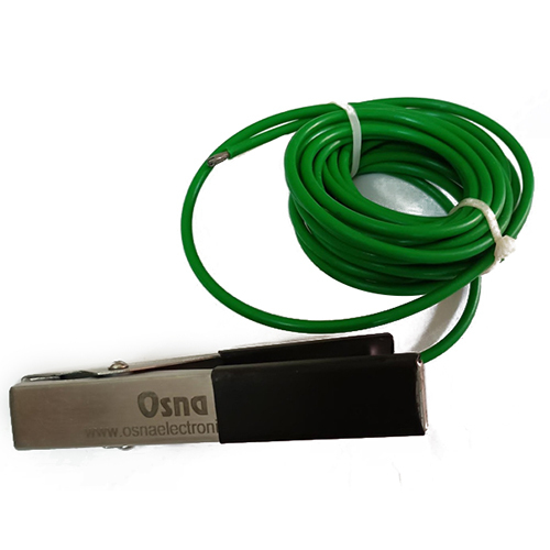 Osna Crocodile Type Heavy Duty SS Earthing Clamp के साथ SS Cable