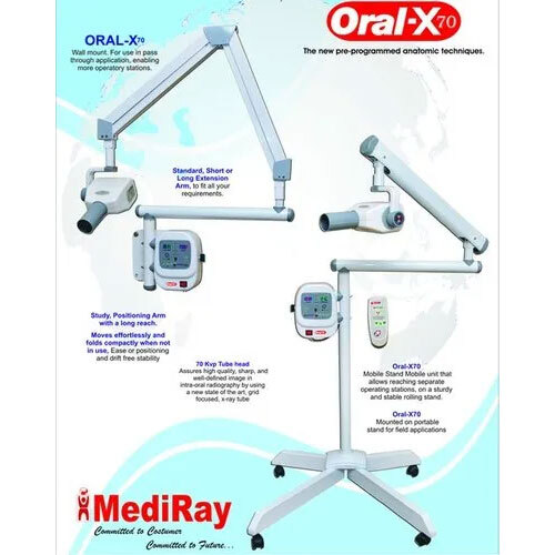 Mediray Oral X 70 Dental X Ray Machine - Color: White