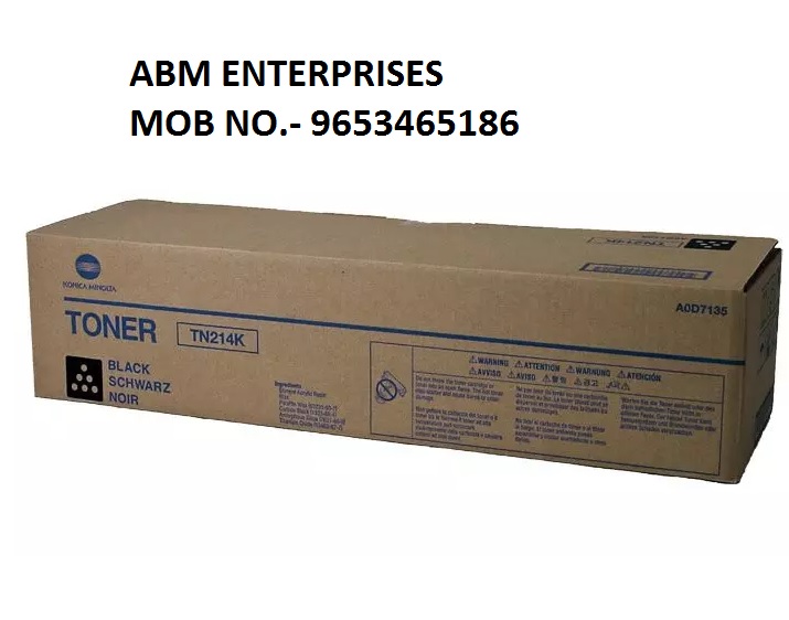 Konica Minolta TN-214K Black Toner Cartridge