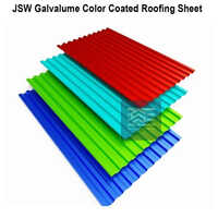 JSW Galvalume Color Coated Roofing Sheet