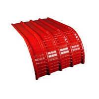 Jsw 1.21 Mm Curve Roof Sheet - Color: Red