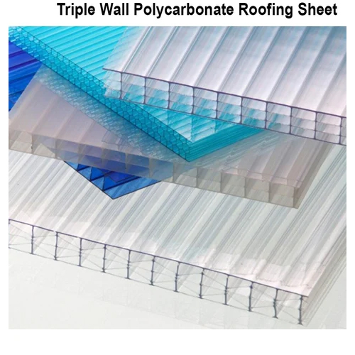 Triple Wall Polycarbonate Roofing Sheet
