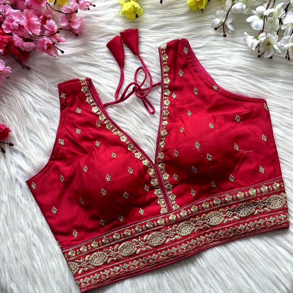 Designer Bridal Party Wear Ladies Blouse