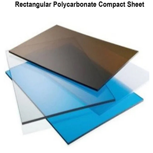 Rectangular Polycarbonate Compact Sheet
