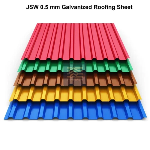 JSW 0.5 mm Galvanized Roofing Sheet