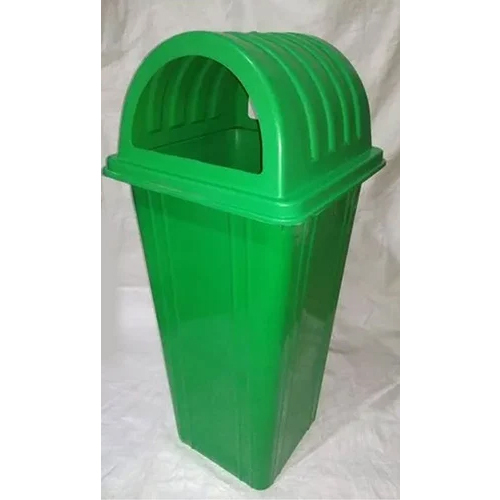 Plastic Outdoor Dustbin - Color: Blue & Green
