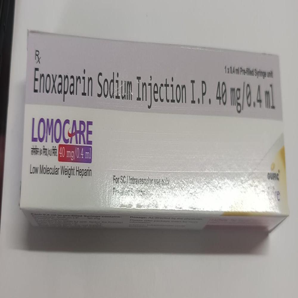 Lomocare Enoxaparin Sodium Injection I.p.40 Mg - Physical Form: Liquid