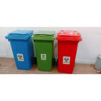 Pvc Dustbin - Color: Blue