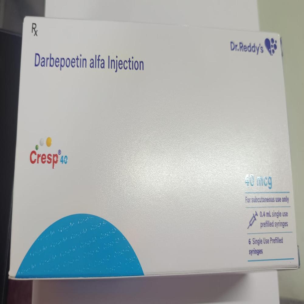 Cresp 40 Darbepoetin Alfa Injection - Physical Form: Liquid