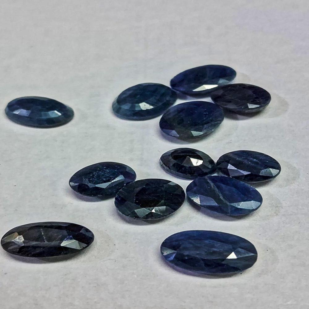 African blue sapphire neelam gemstone