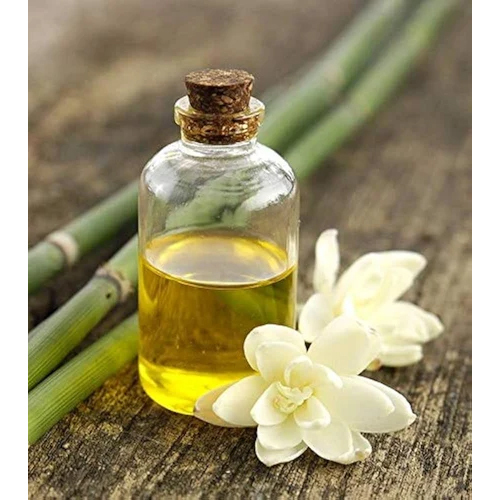Tuberose Oil - 100% Pure, Pale Yellow, Steam Distilled | Suitable for Adults & Old Age, Long Shelf Life of 24 Months