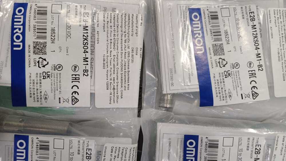 OMRON,  PROXIMITY SENSOR 10 TO 30VDC, E2B-M12KS04-M1-B2