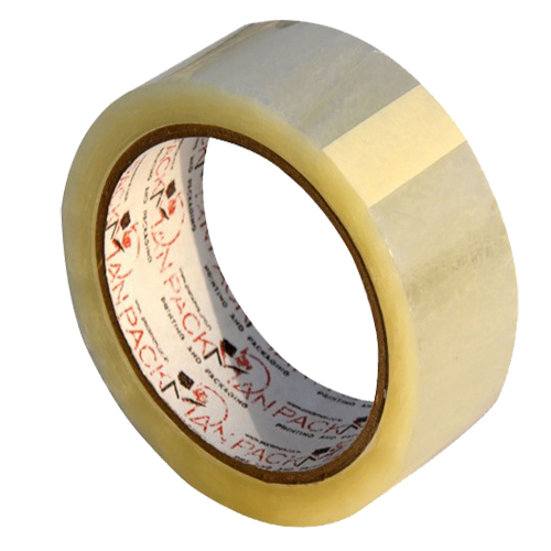Plain Bopp Self Adhesive Tapes - Color: White