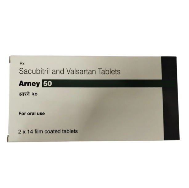 Sacubitril and Valsartan 50 mg Tablet