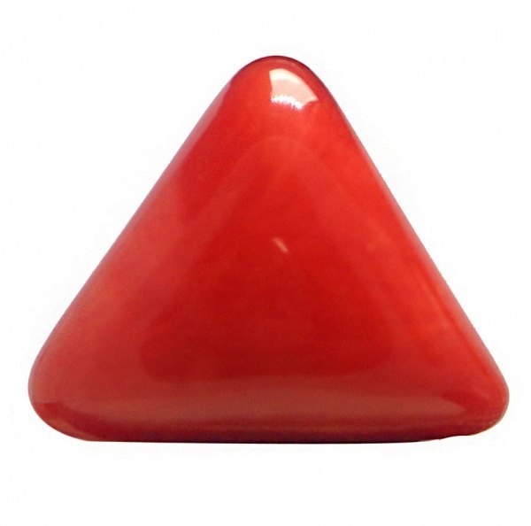 Red Coral Triangle Munga Gemstone