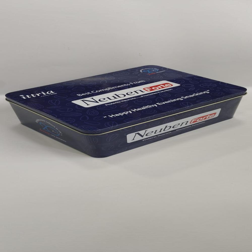 Cookie Tin - Color: Blue