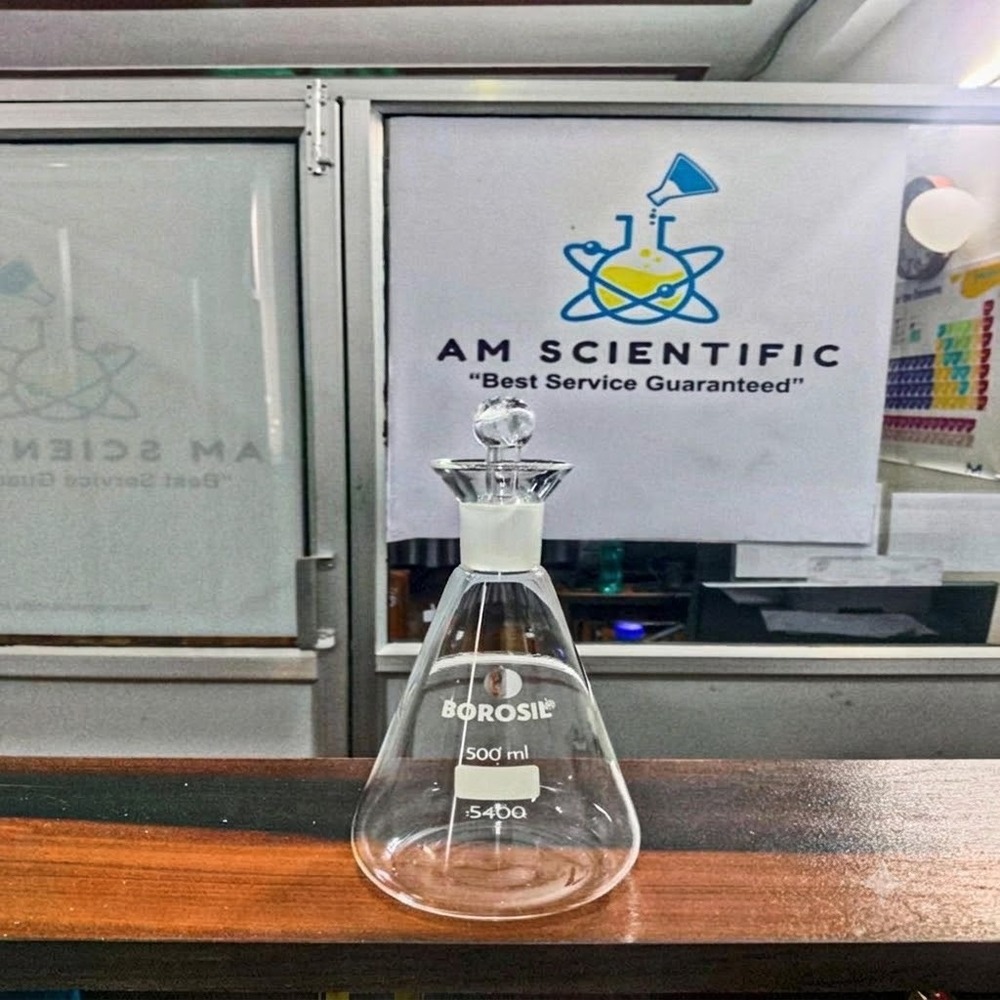 Iodine Flask With IC Glass Stopper 500ml