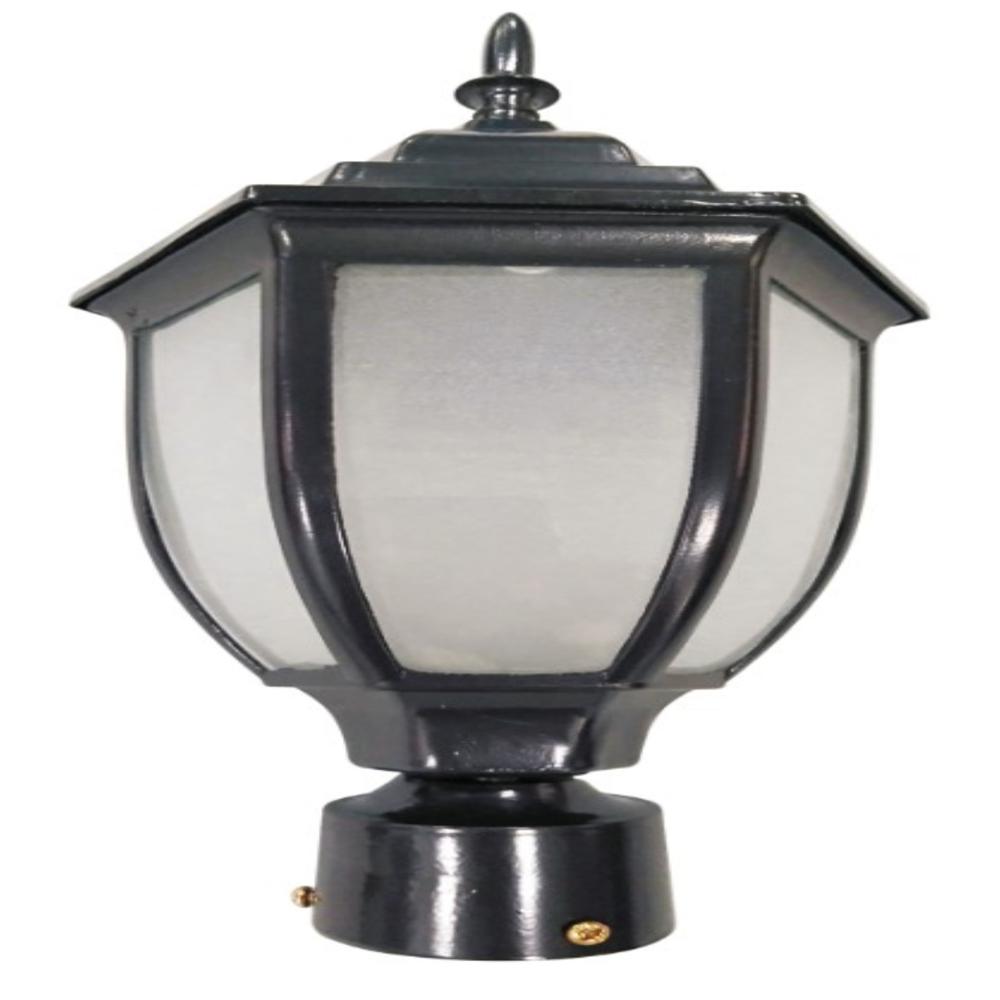 LUKER E27 HOLDER HELIOS BLACK FIXTURE GATE LIGHT (LGLA7E27BK)