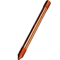 Copper Bonded Earthing Rod - Finish: Polished