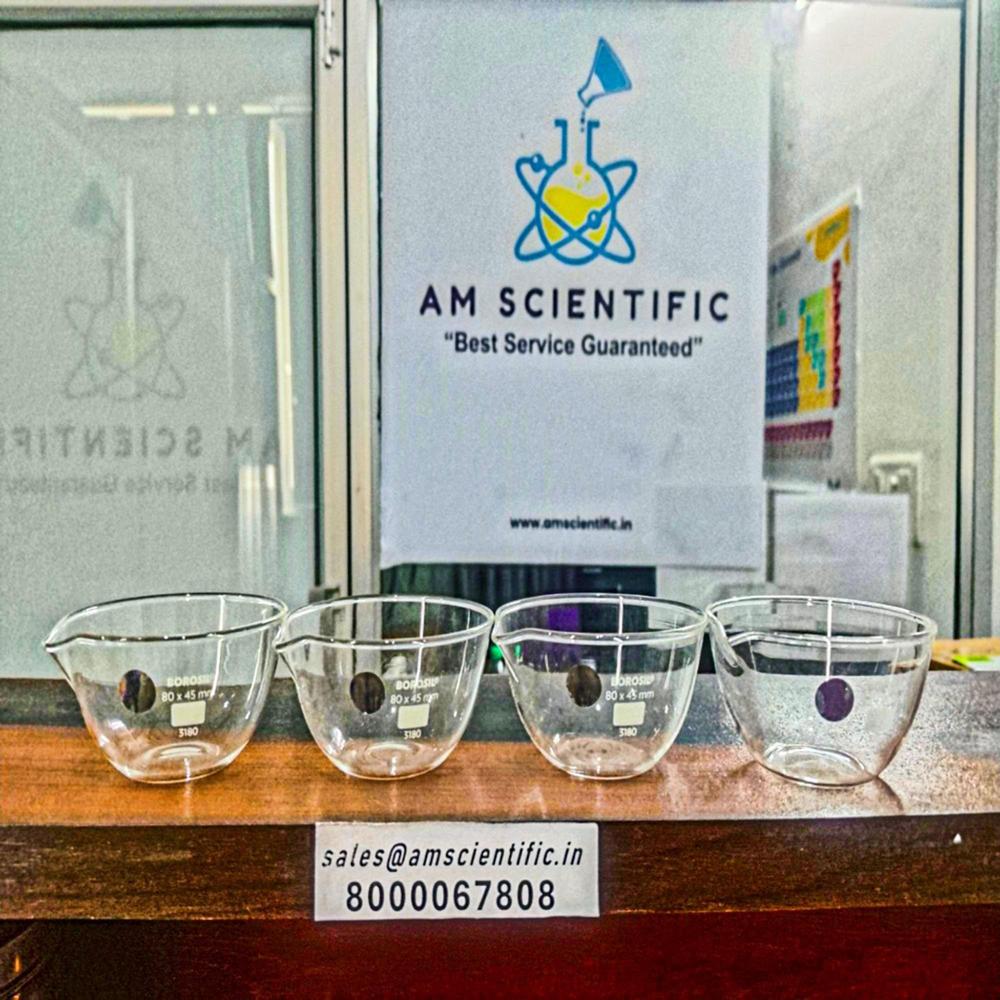 Flat Bottom Evaporatin - Color: Transparent