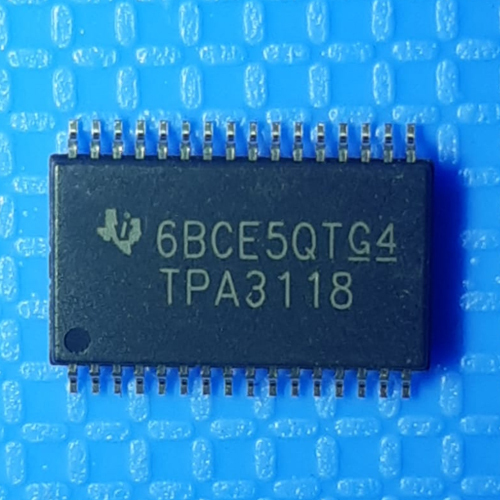 TPA3118 30-W Stereo Analog Input Class-D Audio Amplifier IC