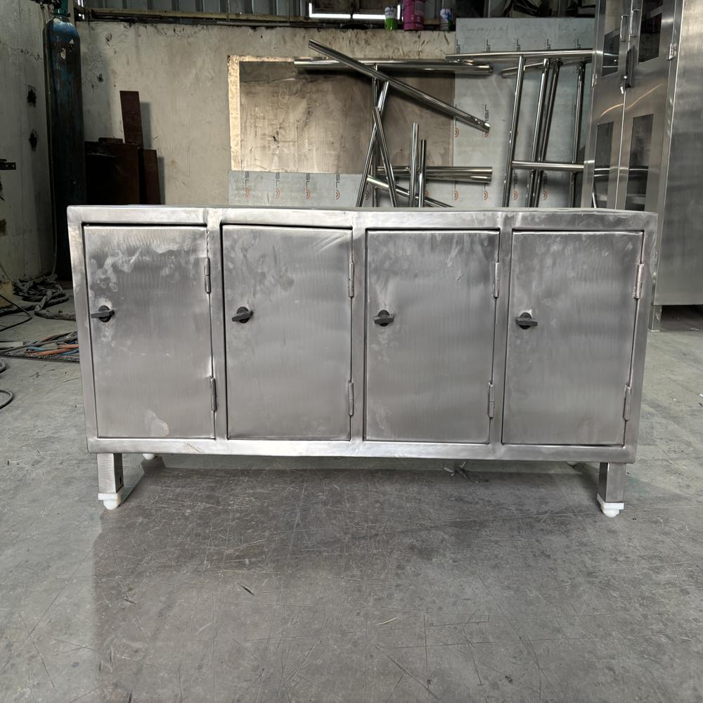 Ss Cross Over Bench With Door - General Use: Commercial Furniture