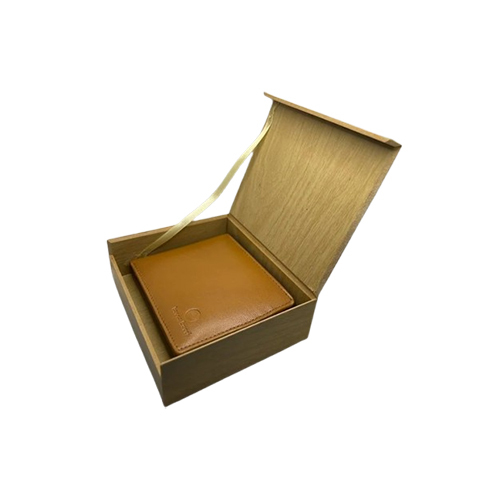 Rectangular Wood Wallet Box