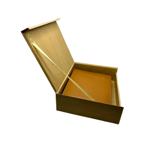 Rectangular Wood Wallet Mdf Box - Length: 5 Inch (In)