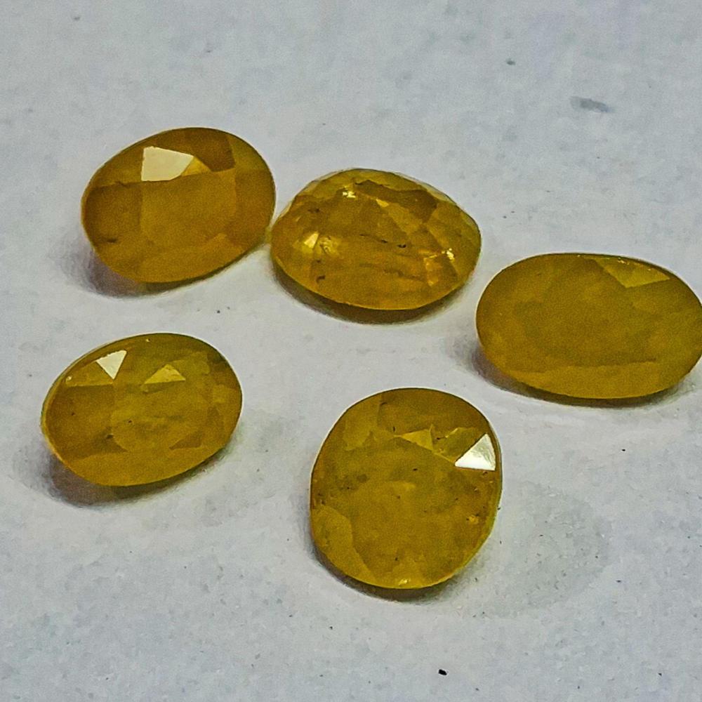 Yellow sapphire Nigerian natural pukhraj