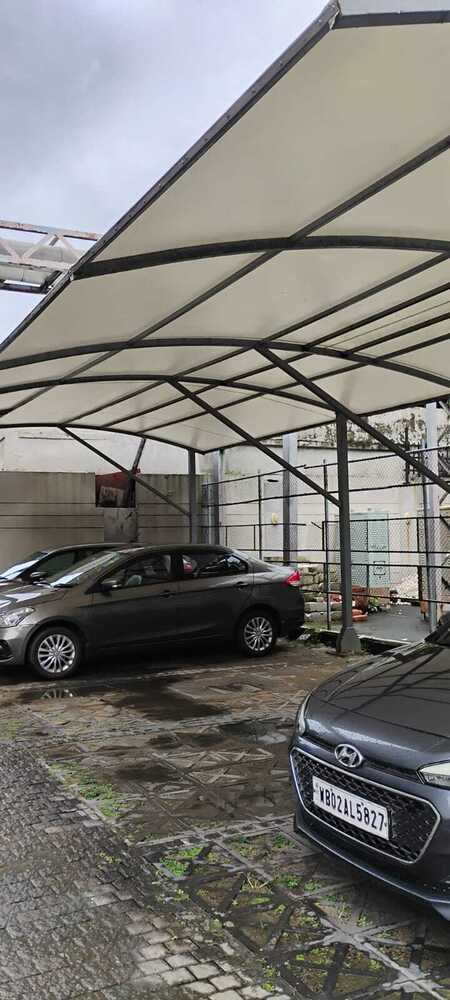 Fabric Car Parking - Material: Steel