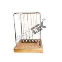 Newton Cradle - Mild Steel, Single Phase | Physics Demonstration For Engineering Electronics Instruments, Momentum And Energy Conservation