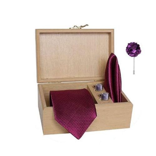 Single Tie Wooden Box