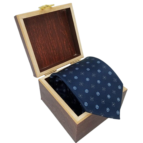 Single Tie Wooden Box