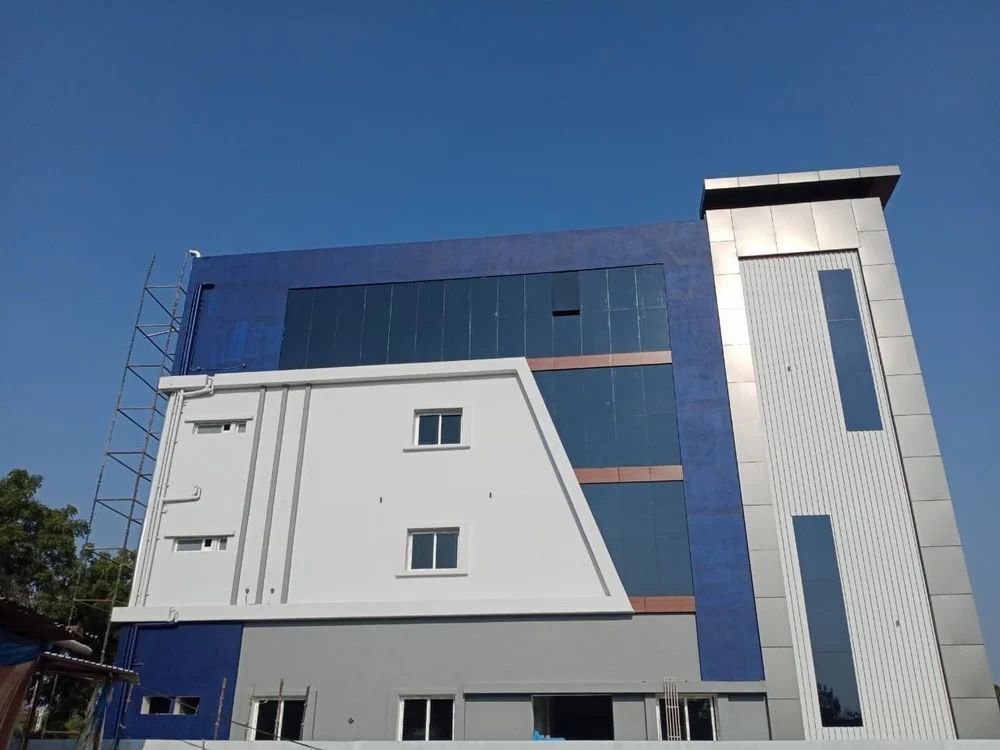 Acp Fabrication Service - Color: Red Grey