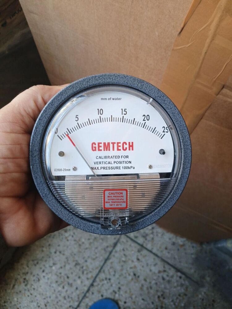 Gemtech Differential Pressure Gauge From Atika Industrial Area Rajkot Gujarat